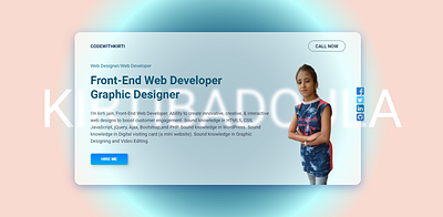 Portfolio Web Design : UI/UX Design bootstrap css design figma graphic design html js landing page portfolio ui uiux ux web design