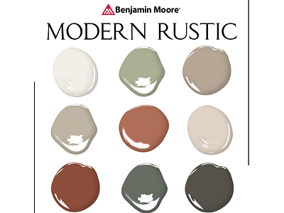 Modern Rustic Home Paint Palette, Rustic Farmhouse, House Colors coastal home paint color scheme modern rustic home paint