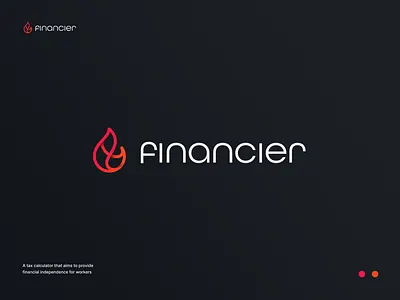 Financier brand branding logo visual id visual identity