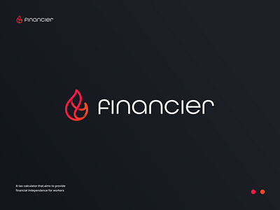 Financier brand branding logo visual id visual identity
