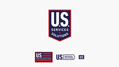 Logo Suite for U.S. Services + Solutions branding design graphic design logo