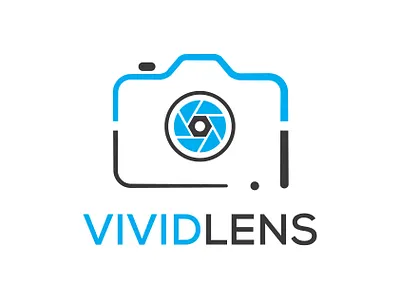 VividLens - Logo Design (Unused Photography Logo) best logo brand brand identity creative logo lens logo logo design logo type logofolio photography video