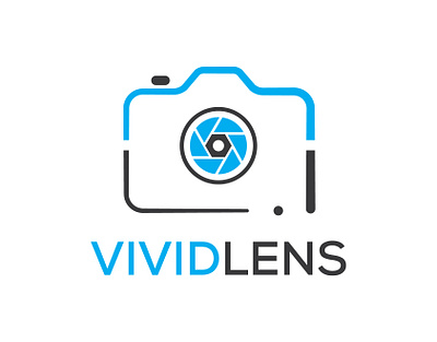 VividLens - Logo Design (Unused Photography Logo) best logo brand brand identity creative logo lens logo logo design logo type logofolio photography video