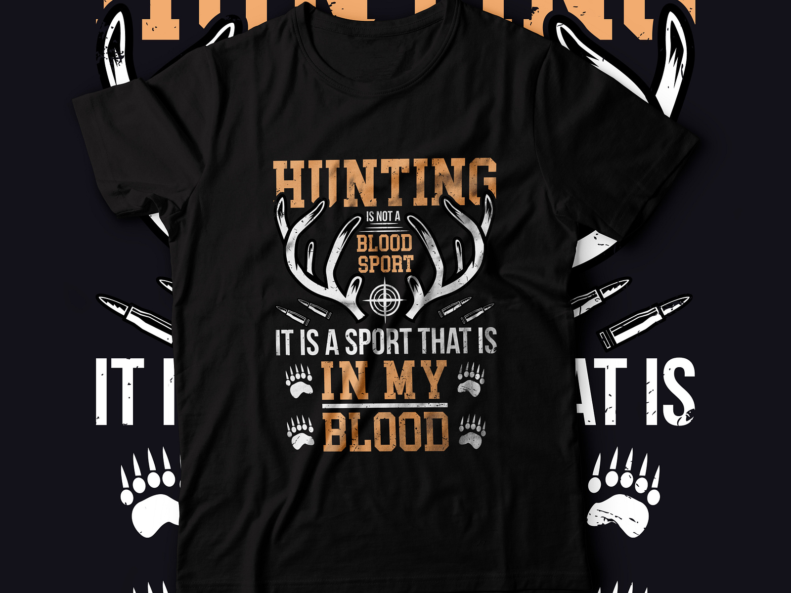 create Hunting, deer,hunter tshirt design,custom t shirt design by Md