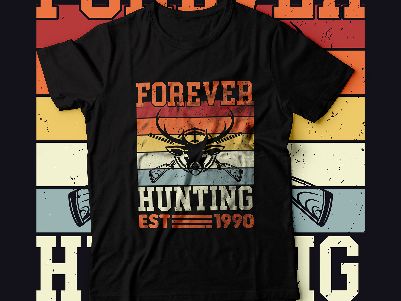 create Hunting, deer,hunter tshirt design,custom t shirt design by Md