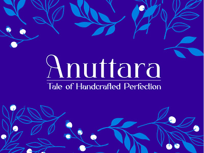 Anuttara Rebranding : Redefining Saree Branding Concept branding design graphic design illustration logo typography vector