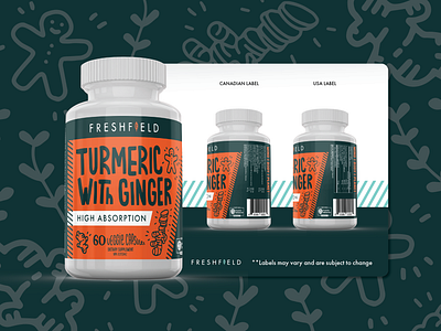 Supplement Bottle Design graphic design mock up vitamin