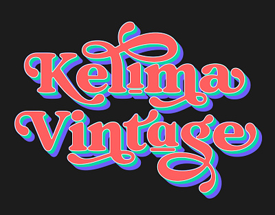 Kelima Vintage - Serif Font 60s 70s branding display font font graphic design logo retro font retro serif serif typeface typography vintage font