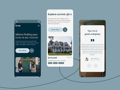 TRUE Real estate agency - Landing Page adaptive agency colors design main page minimal mobile real estate trend typo typography ui ui design ux web design web site