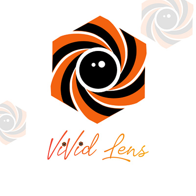 Concept : ViVid lens - Logo Design (Unused ) branding design graphic design ill illustration logo vector