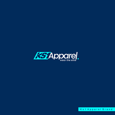 KS1 APPAREL Brand 3d animation branding graphic design logo ty typography ui vector