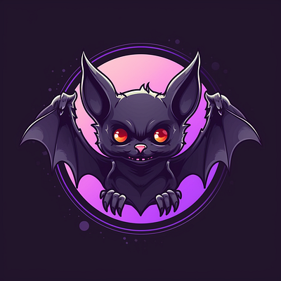 Bat animal brand branding company design elegant illustration logo vector