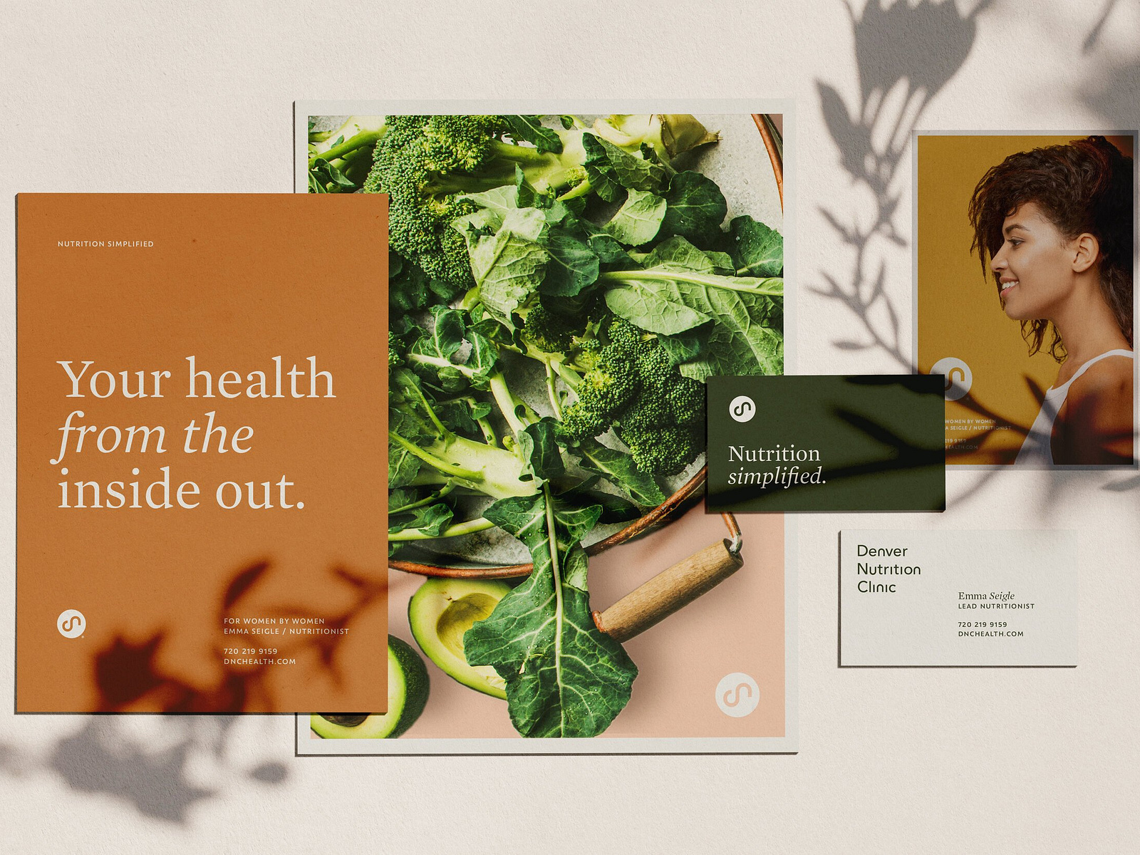 Denver Nutrition Clinic Brand Identity Design / Print Collateral by