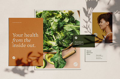 Denver Nutrition Clinic Brand Identity Design / Print Collateral branding design graphic design identity design logo typography