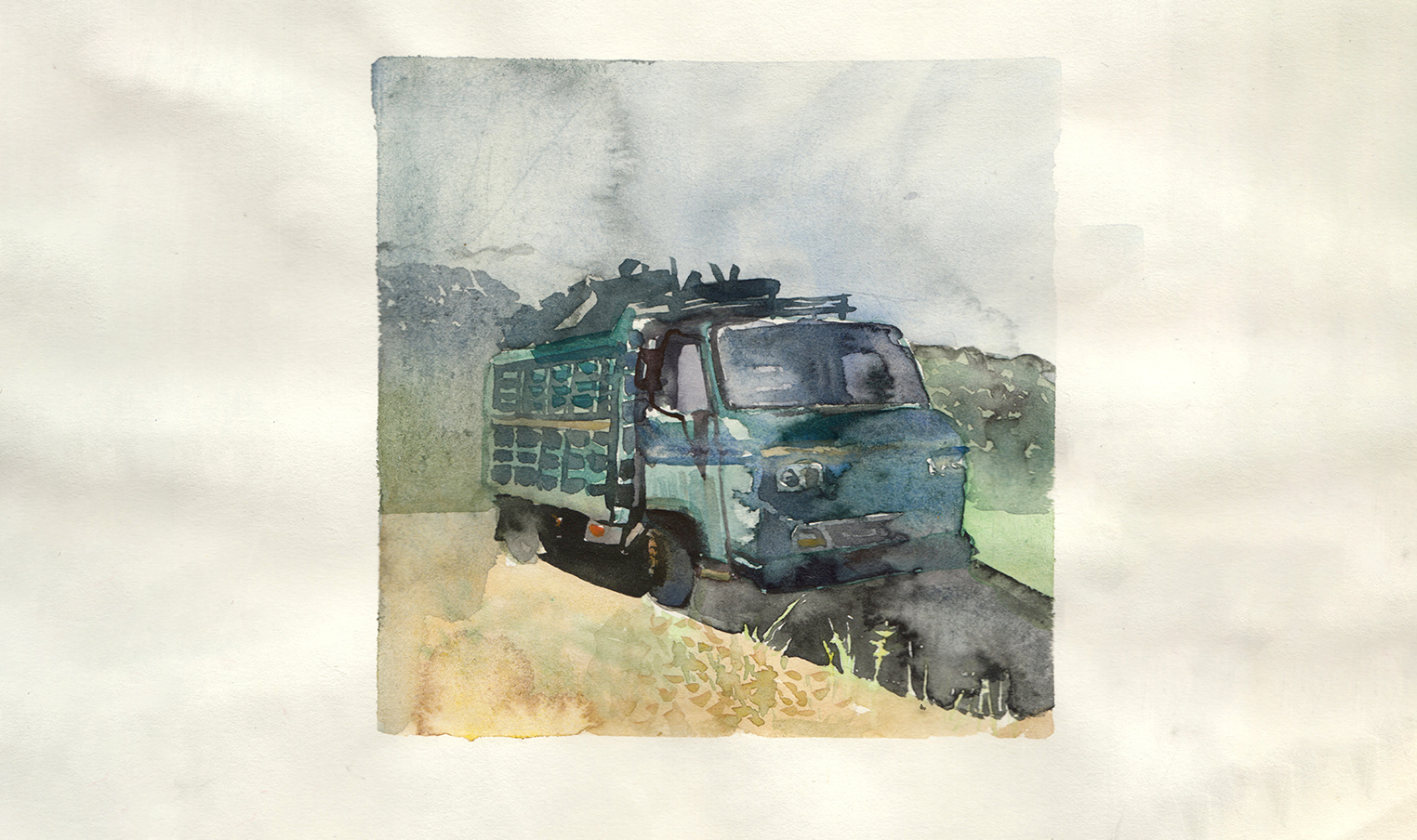 Watercolour Greece greece pelion watercolour