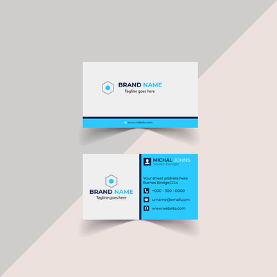 Corporate Business Card Design design a business card