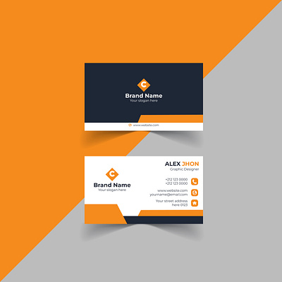 Corporate Business Card Design design a business card