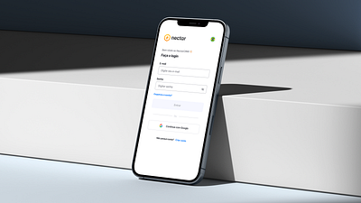 New Login Nectar CRM app crm design login mobile mockup signup ui ui design usabilidade