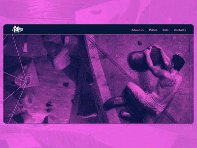 Bouldering Center: Website Design animation bouldering branding figma landing ui web design website