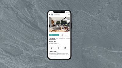 Real Estate Mobile App agent apartment app building green grey house houses ios land mobile mobileapp property app property management real estate realty rent rental ui ux