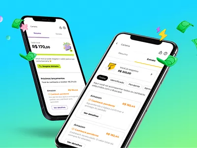 Wallet - Nova experiência de cashback animation app app design buscapé cashback design motion graphics ui user experience ux wallet zoom