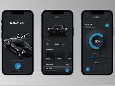 Mobile app for car