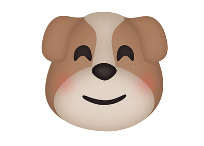 Dog Emoji - Made in Photoshop