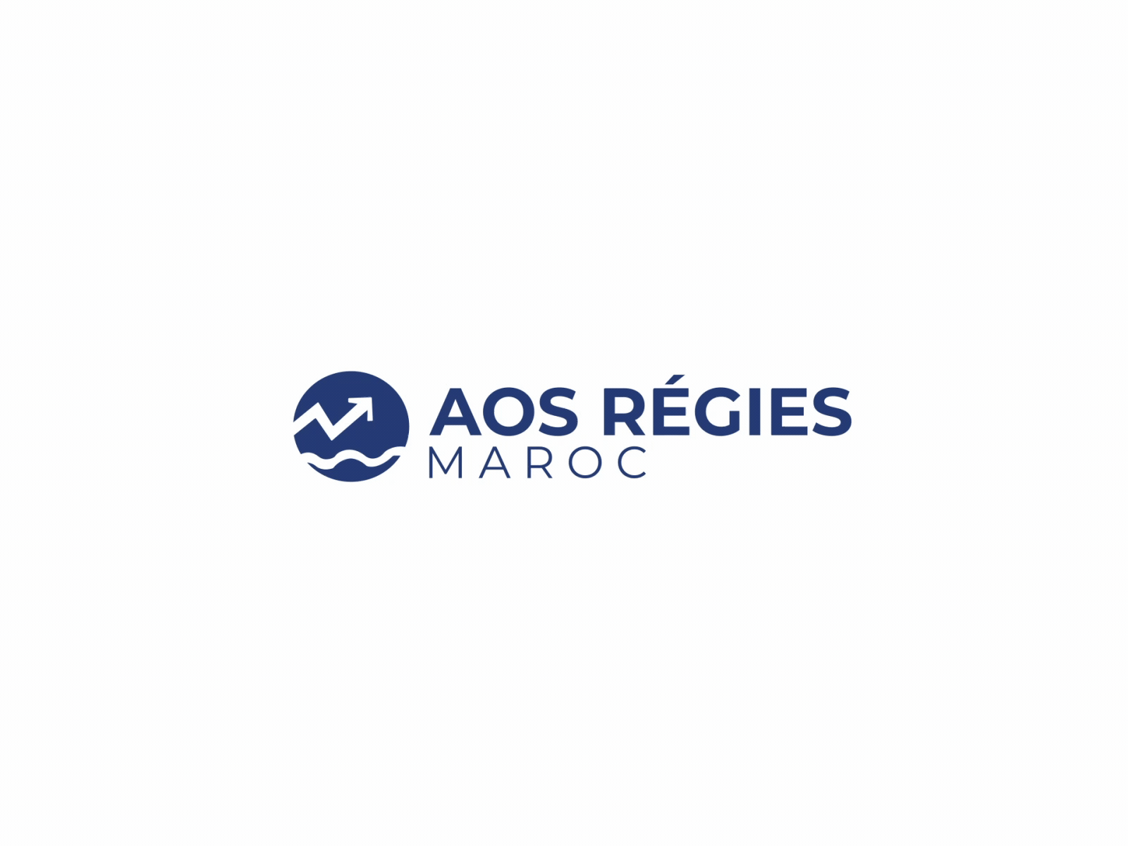 AOS Regies Maroc Logo Animation after effects animation animation 2d animation after effects animation design design logo animation logo animations