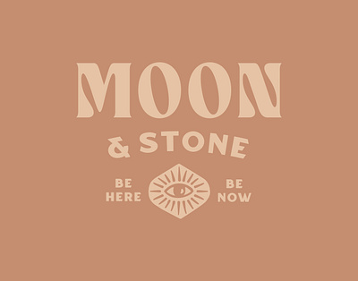 Brand Identity Design for Moon & Stone branding design graphic design identity design logo typography