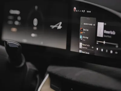 Lucid Air UI app auto black car clean design future instrument cluster space speedometer transport ui vehicle