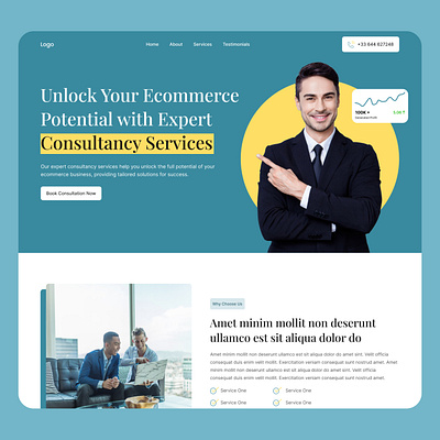 JS Consultation - Ecommerce Consultation Landing Page branding consultation design ecommerce ecommerce website graphic design online store ui ux website design
