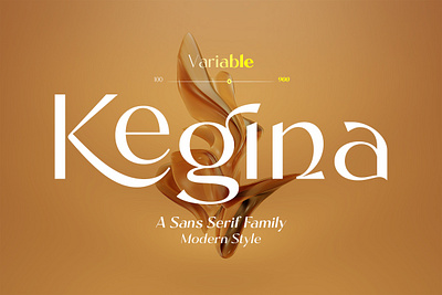 Kegina branding design display font font graphic design logo sans serif typography variable