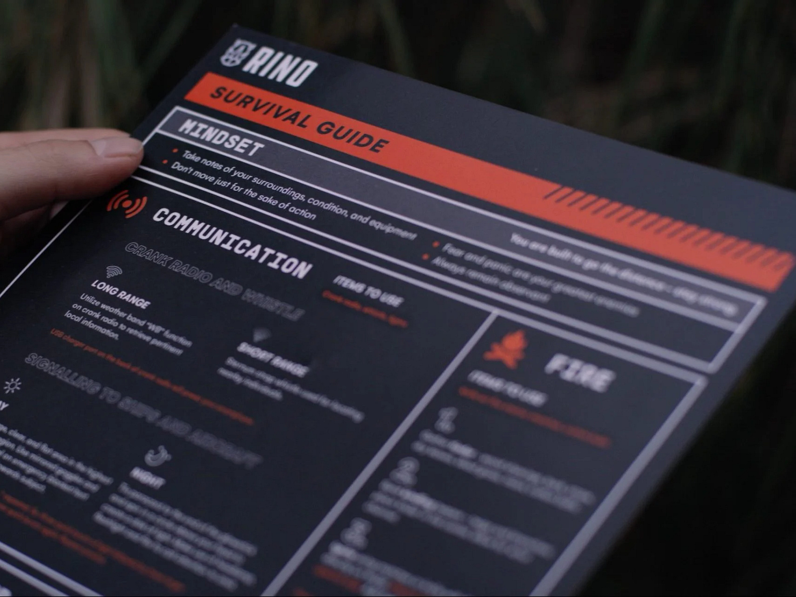 RINO Ready Survival Guide by Nicky Hope on Dribbble