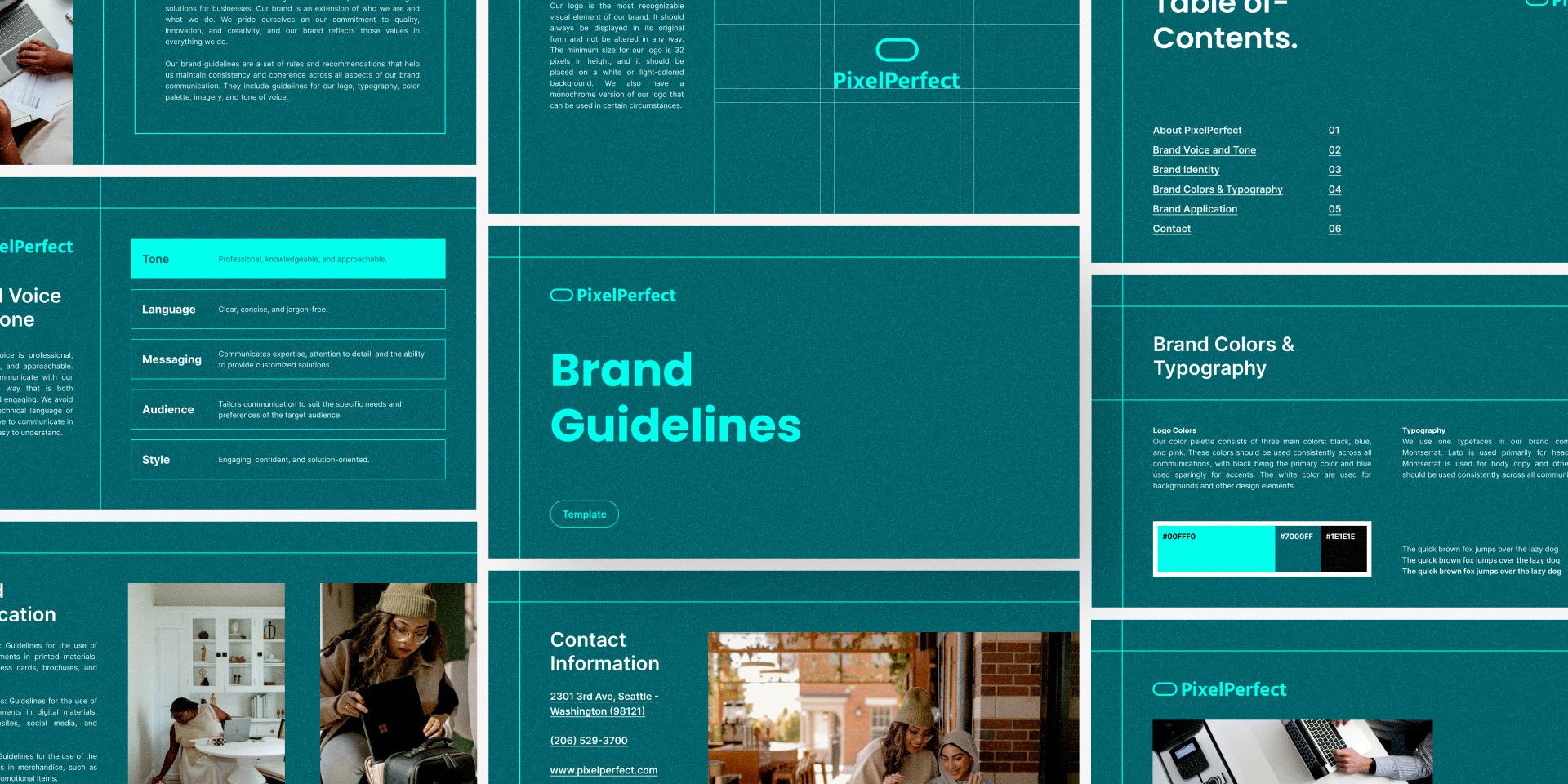 Brand Guidelines Template brand brand guidelines branding design figma free guidelines presentation presentation design studio kuji template