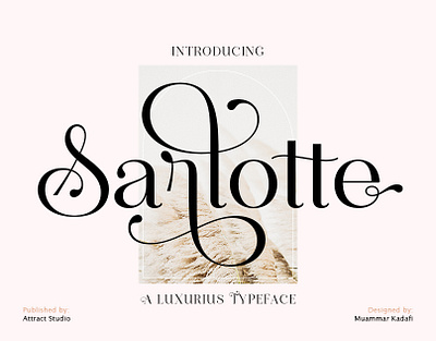 Sarlotte branding design display font font graphic design logo typography