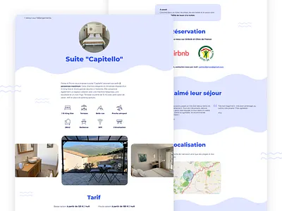 Patios di Pruno - Site éco-conçu design ecoconception figma tourism tourisme travel ui ui designer uidesign ux web
