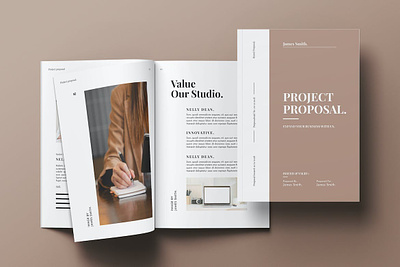 Project Proposal Template a4 annual annual report annual report brochure annualreport bifold brochure booklet brochure business brochure business proposal catalogue company company profile flyer indesign lookbook pitch pitchdeck proposal trifold