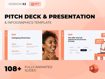 HOT - Pitch deck & Presentation Template (PPT) abstract annual business clean corporate download google slides keynote pitch pitch deck powerpoint powerpoint template pptx presentation presentation template professional slides template ui web