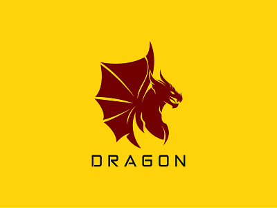 Dragon Logo For Sale agency ancient animal animals asian branding logo company creative design dragon logo dragons ferocious fire for sale logo minimalist mythology ui ux vector visual identity yang