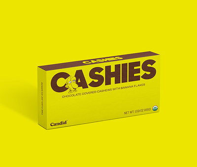 Cashies Candy Box Design branding candy graphic design packaging