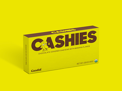 Cashies Candy Box Design branding candy graphic design packaging