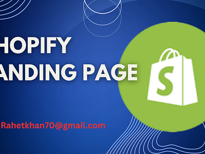 how to create shopify landing page? design dropshippingbusiness ecommerce ecommercestore landing page onlinestore rahetkhanof shopify shopifydeveloper shopifypartners shopifystore woocommerce wordpress wordpress website