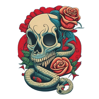 The Skull of Fate design graphic design
