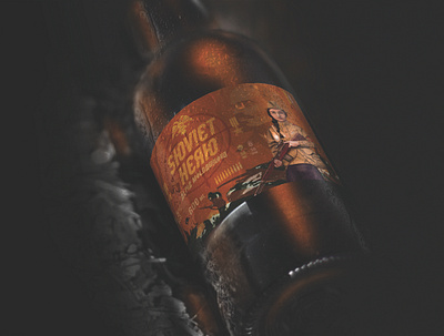 Soviet Hero Beer Label branding concept design graphic graphic design illustration logo visual