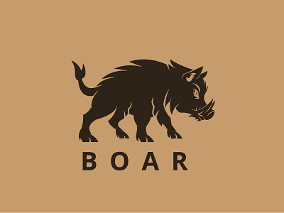 Boar Logo For Sale agency animal animals boar boar logo branding business company corporate forest hog hunt hunting identity minimalist professional ui ux wild wildlife