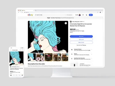eBay View Item Redesign