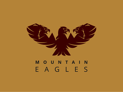 Eagles Logo agent branding company concept corporation crest eagle eagles elegant fly for sale mountain mountain eagles mountains professional travel ui ux wild wing