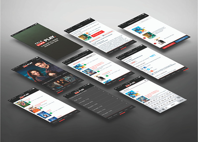 Telecine Play App branding concept design graphic graphic design ui visual