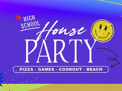 High School House Party church church graphics creative design graphic design graphics high school event high school graphic design ministry event photoshop summer events youth youth ministry youth ministry graphics