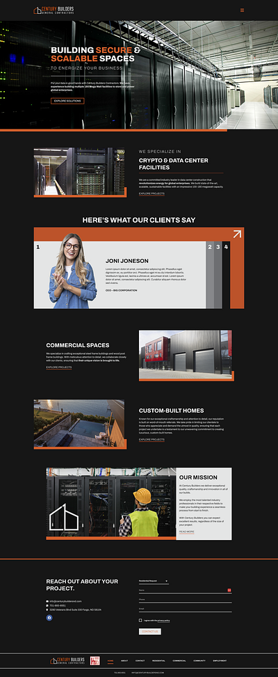 Century Builders - Web Design web design